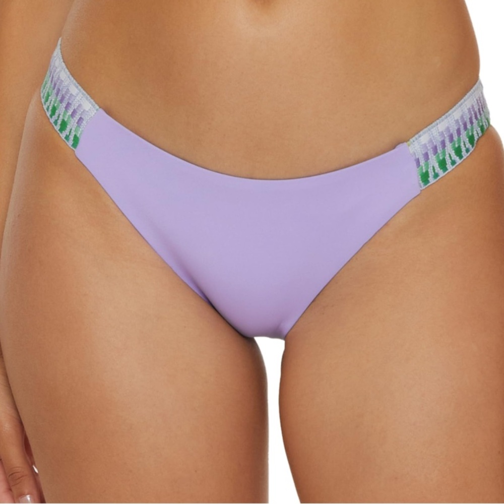 NWT BECCA‎ Delilah Avery American Tab Cheeky Coverage Bikini Bottom - XL